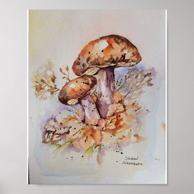 Farbige Herbstfarben Poster (Vorne)