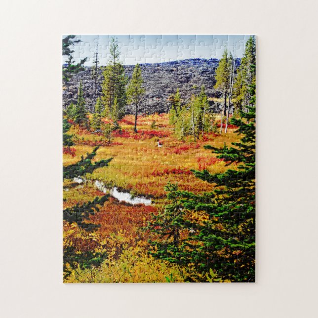 Farbige Herbstlandschaft (Vertikal)