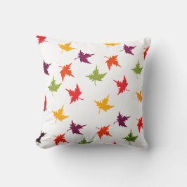 Farbige Herbstlaub Herbst Rot Gelb Lila Kissen