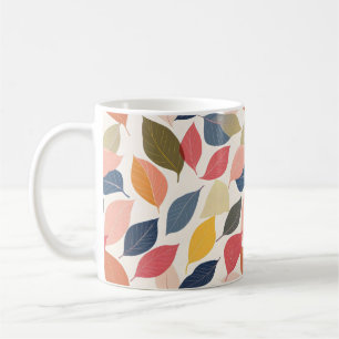 Farbige Herbstlaube Kaffeetasse