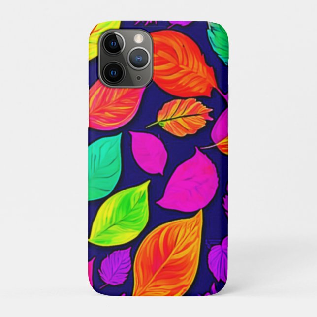 Farbige Herbstlaube Kunstwerk Case-Mate iPhone Hülle (Rückseite)