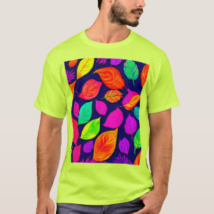 Farbige Herbstlaube Kunstwerk T-Shirt