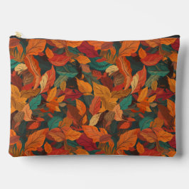 Farbige Herbstlaube Zubehörtasche