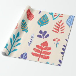 Farbige Herbstleaf Geschenkpapier