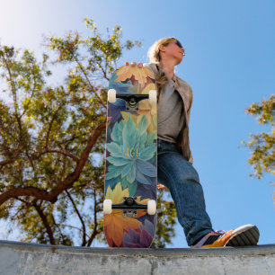 Farbige Herbstleere lassen benutzerdefinierte Mono Skateboard