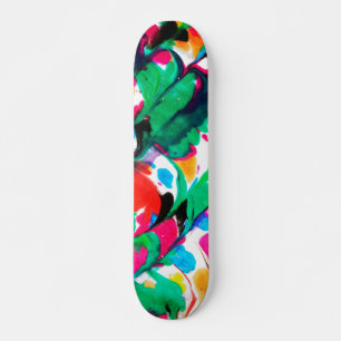 Farbige Herzen Skateboard