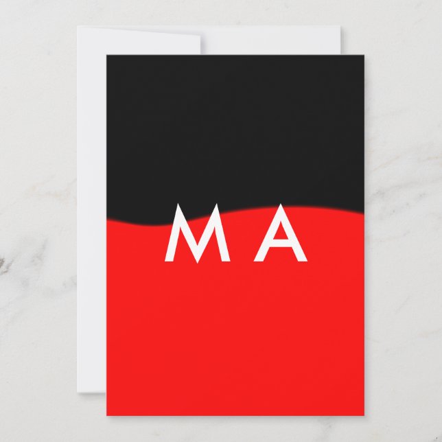 Farbige Hinzufügen eines Namens-Textbilds Einladung (Vorderseite)