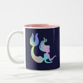 Farbige Holographische Mermaid-Tasse Zweifarbige Tasse