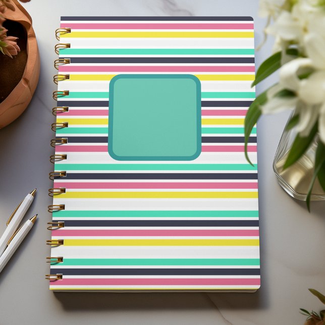 Farbige horizontale Streifen Planer (Colored Horizontal Stripes Planner)