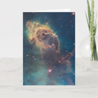 Farbige Hubble-Weltraumteleskop Carina Nebula Post