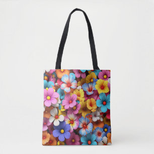 Farbige Hübsche Blume Muster-20240 Tasche