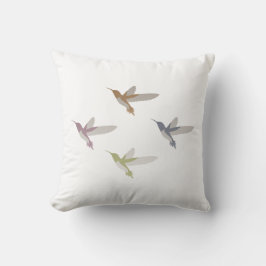 Farbige Hummingvögel Kissen
