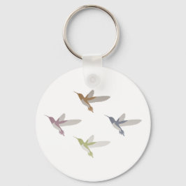 Farbige Hummingvögel Schlüsselanhänger