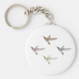 Farbige Hummingvögel Schlüsselanhänger