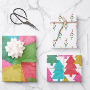 Farbige Imitate Tissue Paper Art Weihnachten Geschenkpapier Set