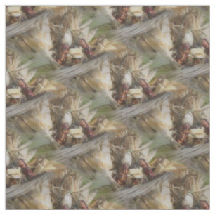 Farbige Indische Mais-Naturmuster Stoff