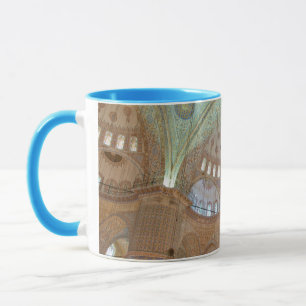 Farbige Innenkuppeldecke der Blauen Moschee Tasse
