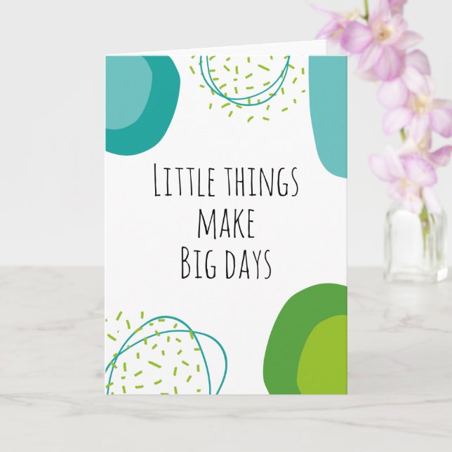 Farbige inspirierende und Motivierend Zitate Karte (Orchidee)