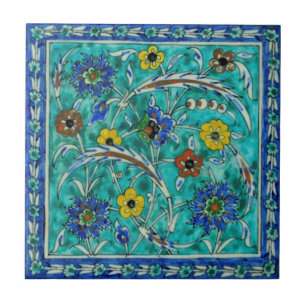 Farbige Iznik-Persische türkische Handgemälde Repr Fliese