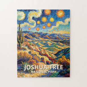 Farbige Joshua Tree Keys View Van Gogh Landschaft