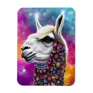 Farbige Juwelen-Lama Magnet
