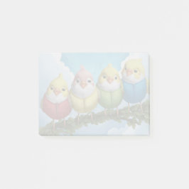 Farbige Kanaren Post-it Klebezettel