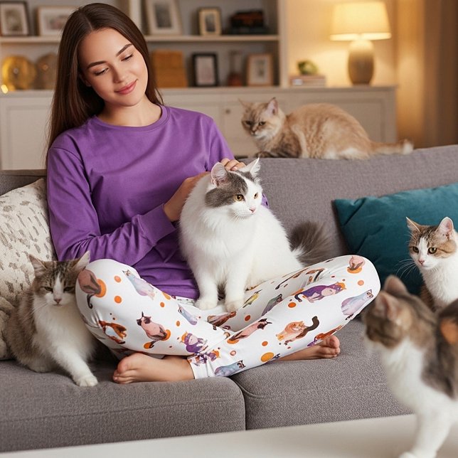 Farbige Katzen Leggings (Von Creator hochgeladen)