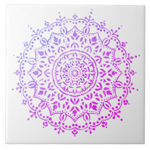 Farbige Keramik mit Blumenmuster Fliese