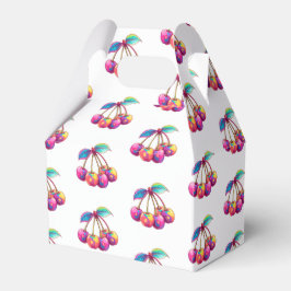 Farbige Kirschen Geschenkschachtel