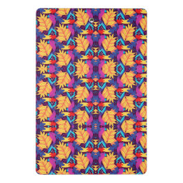 Farbige Klemmbrett mit einem lebendigen Kaleidosko