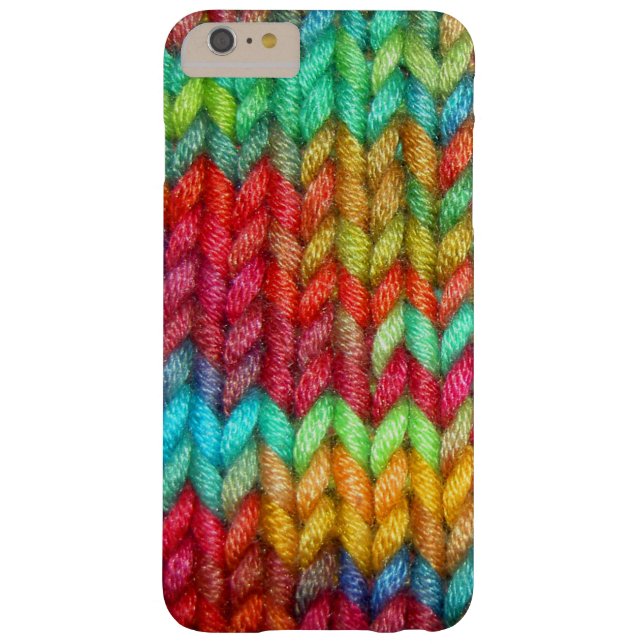 Farbige Knitter Garne Case-Mate iPhone Hülle (Rückseite)