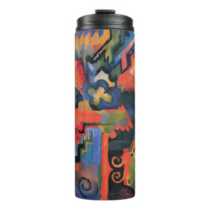 „Farbige Komposition“ Kunstbecher Thermosbecher