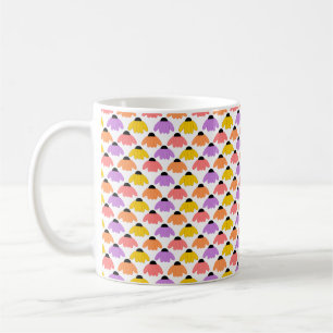 Farbige Konflowers Kaffeetasse