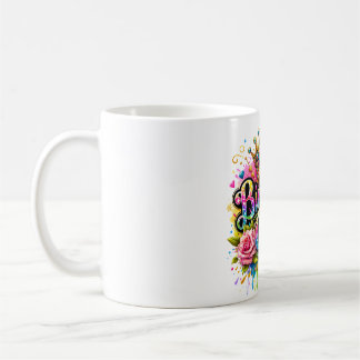 Farbige königliche Geburtstagsfeier Kaffeetasse