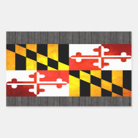 Farbige Kontrast-Marylanderflagge