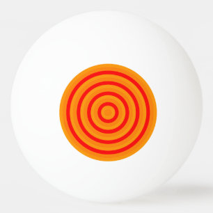Farbige, konzentrierte Kreise Pong Ball Tischtennisball