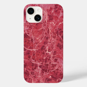 Farbige Korallenrot-Marmorstruktur Case-Mate iPhone 14 Hülle