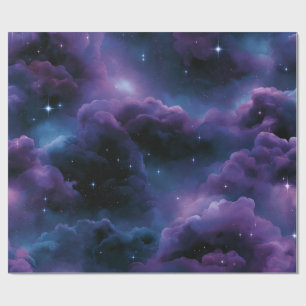 Farbige kosmische Nebel Geschenkpapier