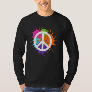 Farbige Kostüme für das Friedenssymbol T-Shirt
