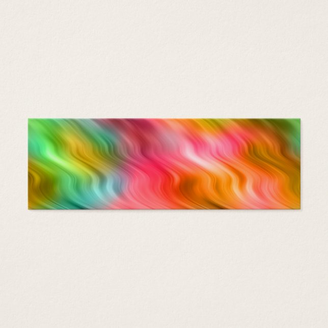 Farbige Krane Blume Wavy Textur (Vorderseite)