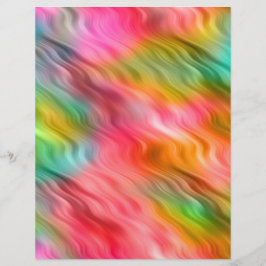 Farbige Krane Blume Wavy Textur