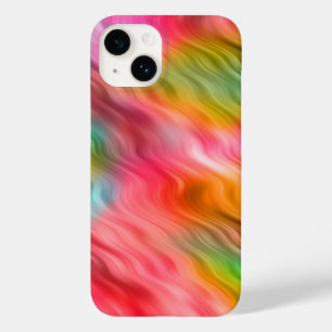 Farbige Krane Blume Wavy Textur Case-Mate iPhone Hülle
