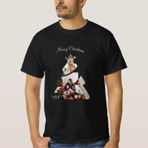 Farbige kreative minimalistische Weihnachtsbaum-Fo T-Shirt