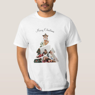 Farbige kreative minimalistische Weihnachtsbaum-Fo T-Shirt