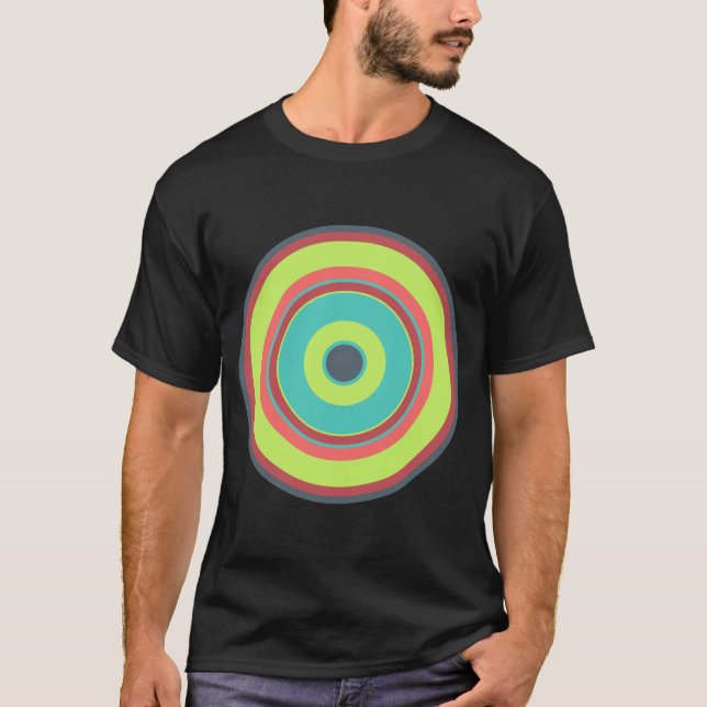 Farbige Kreise 04 T-Shirt (Vorderseite)