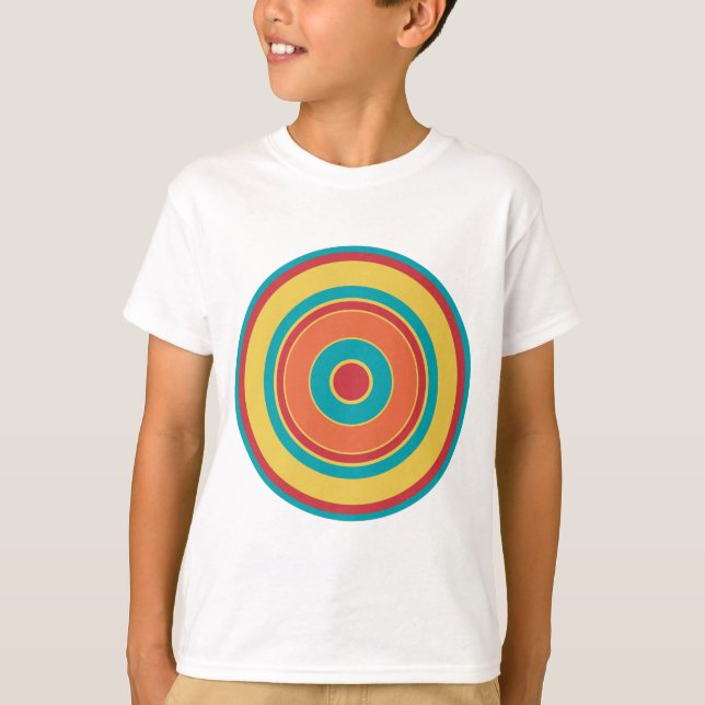 Farbige Kreise 05 T-Shirt (Vorderseite)