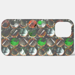 Farbige Kreise dunkler Textur Case-Mate iPhone Hülle