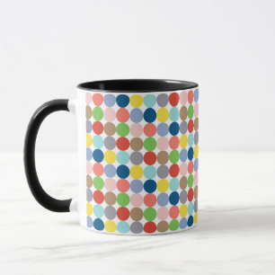 farbige Kreise in Pastellfarben... Tasse