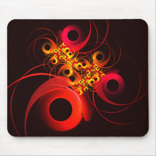 Farbige Kreise Modernes Abstraktes Kunstmuster #08 Mousepad