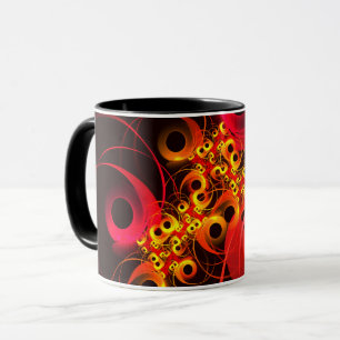 Farbige Kreise Modernes Abstraktes Kunstmuster #08 Tasse